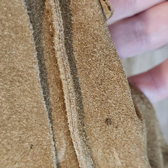 Zara Tan Suede Fringe Crossbody Bag - Picture 12 of 14